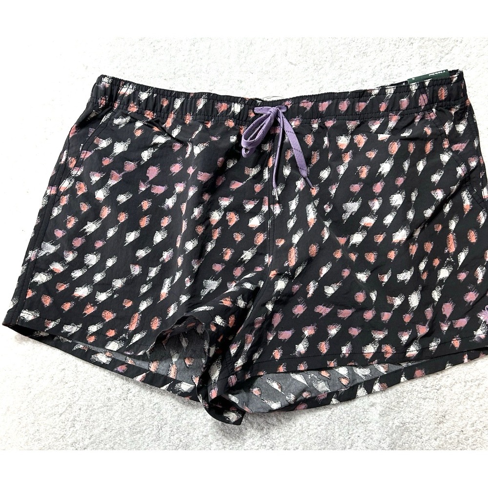 Alpine Designs Women's XL 3" Speckled Night-Black-Orange Nylon P/O Short (C2)
